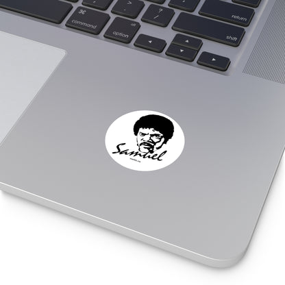 Samuel L Jackson Round Sticker